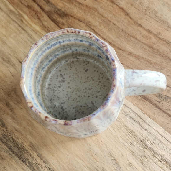 Christmas Tree Shaped Mug Glazed Stoneware Marble Pattern NWT - Picture 10 of 14